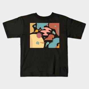 Abstract Pattern Fall Kids T-Shirt